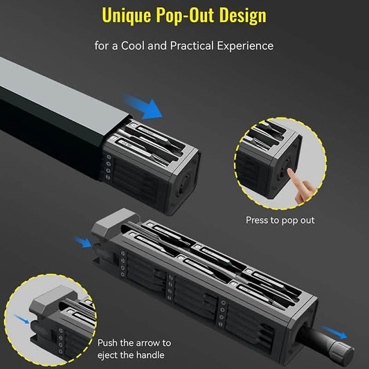 44-in-1 Magnetic Precision Screwdriver Set